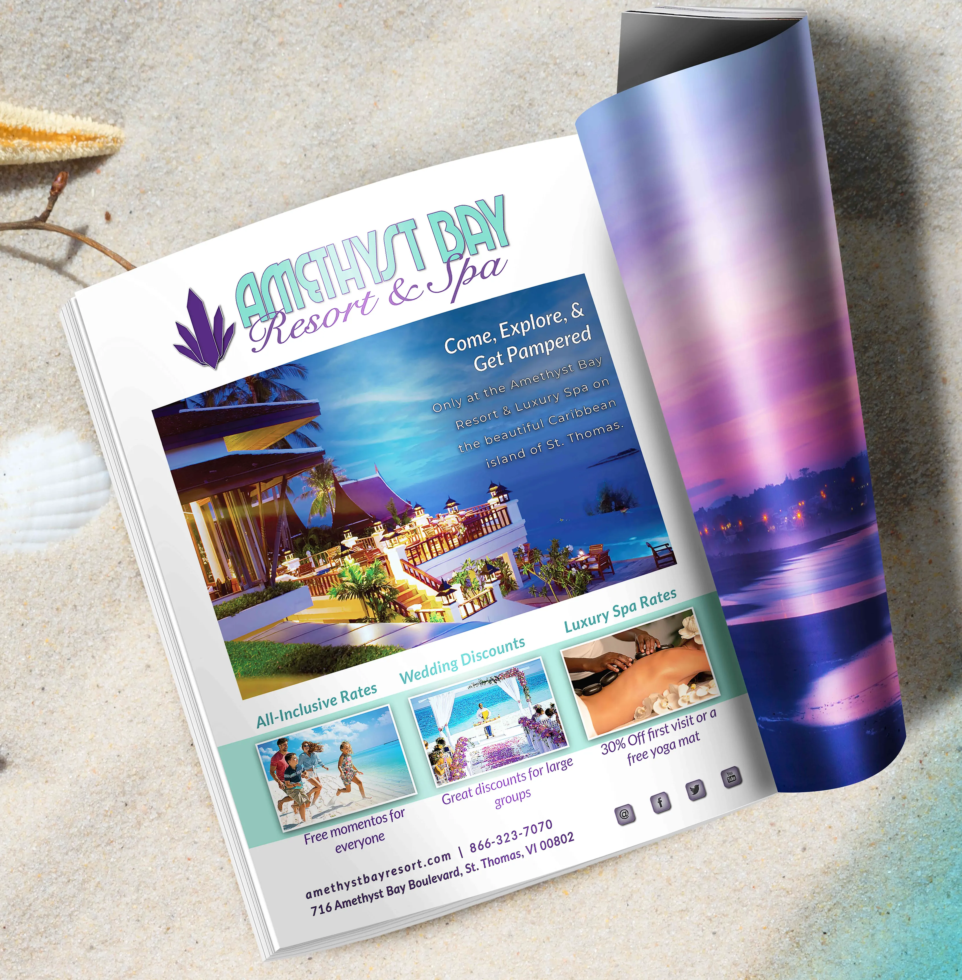 Amethyst Bay Resort Ad