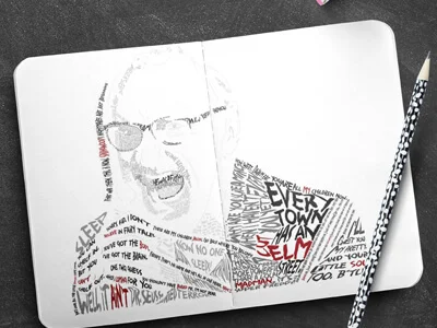 Robert Englund Typography